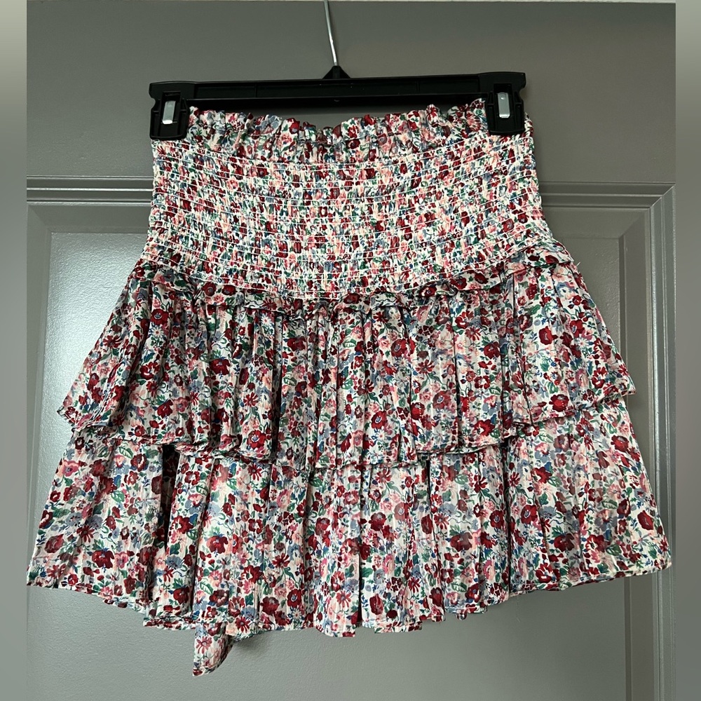 Floral Smocked Skirt